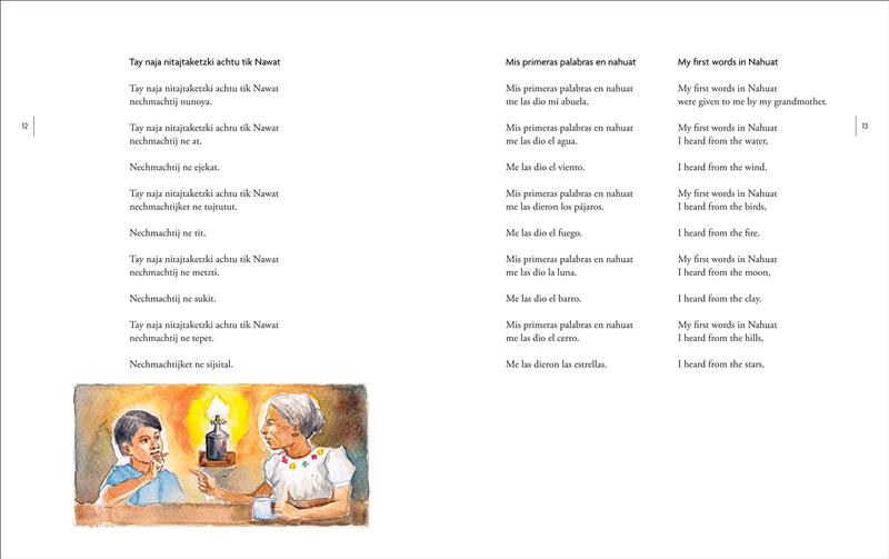  Tay naja nitajtaketzki achtu tik Nawat / ‌Mis primeras palabras en nahuat / My First Words in Nahuat‌ 