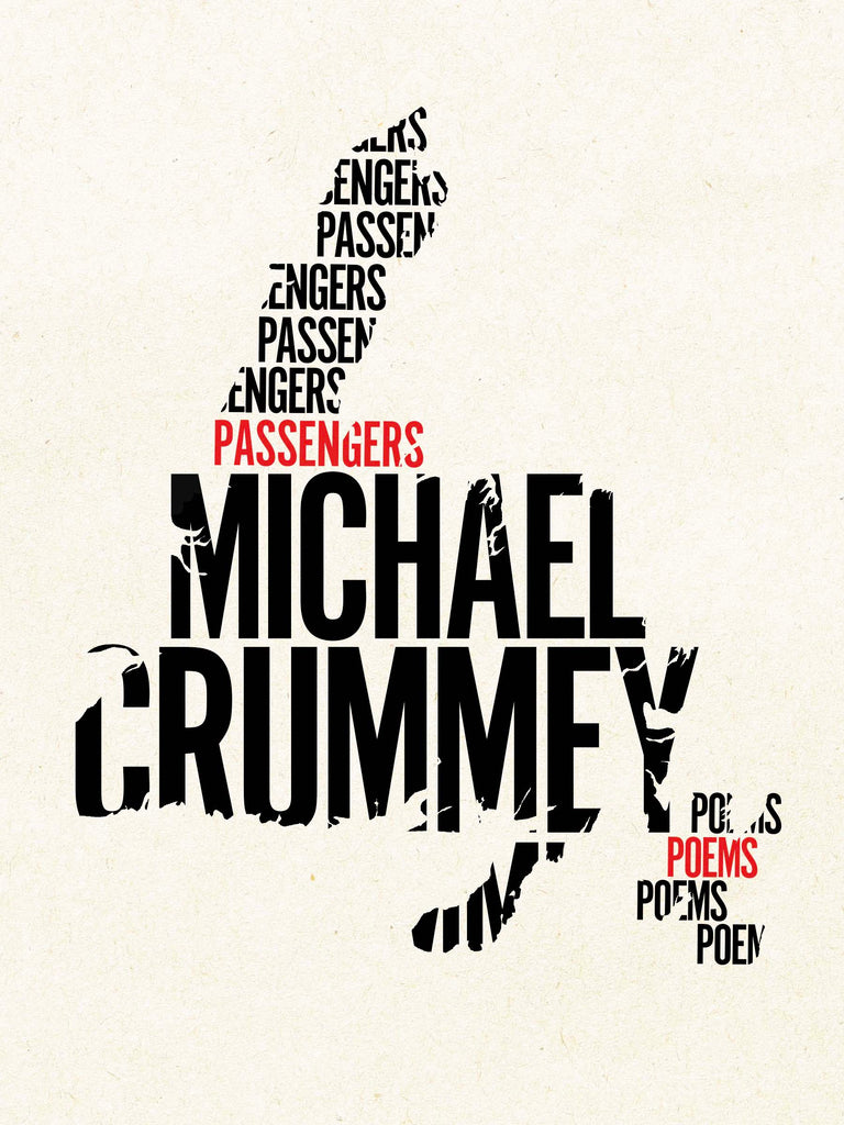 Cover: Passengers by Michael Crummey. The words 